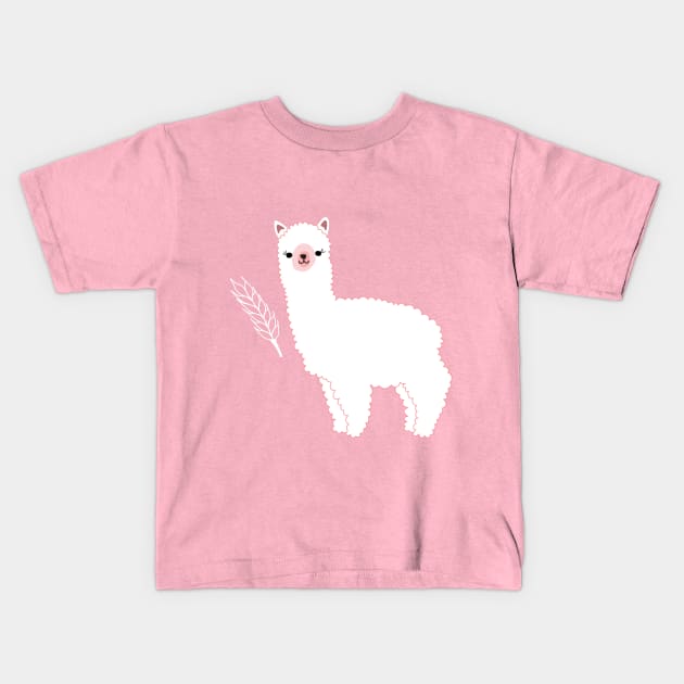 The Alpacas II Kids T-Shirt by littleoddforest